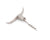 Vagabond House Western Frontier Pewter Cow Skull Wine Pull