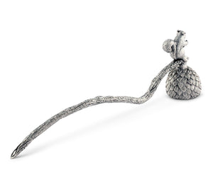 Vagabond House Woodland Creatures Pewter Squirrel Candle Snuffer