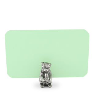 Vagabond House Woodland Creatures Pewter Squirrel Place Card Holder