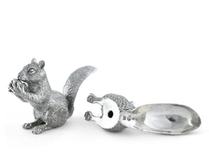 Vagabond House Woodland Creatures Pewter Squirrels Salt & Pepper Set