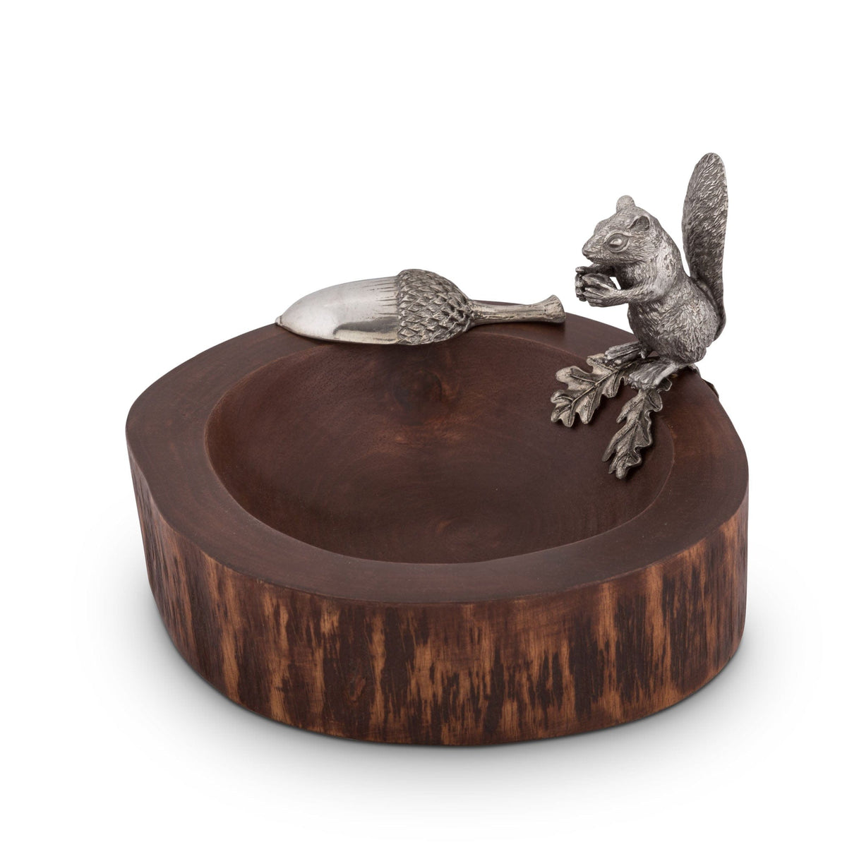 Vagabond House Woodland Creatures Standing Squirrel Nut Bowl &amp; Scoop